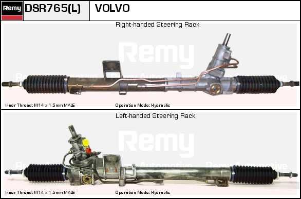 DELCO REMY Stūres mehānisms DSR770L